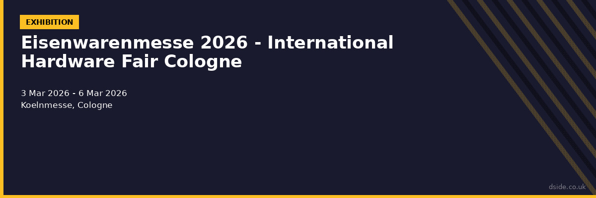 Eisenwarenmesse 2026 - International Hardware Fair Cologne
