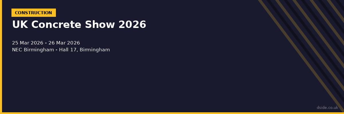 UK Concrete Show 2026