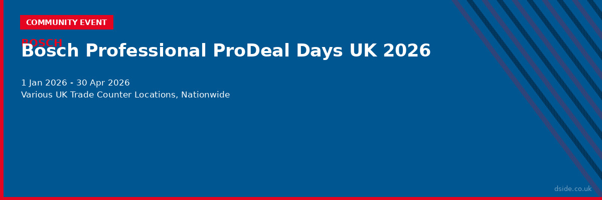 Bosch Professional ProDeal Days UK 2026