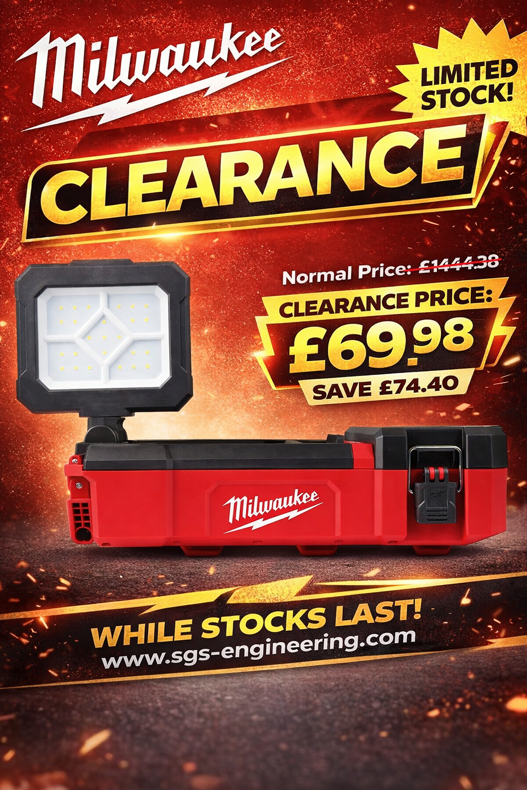 🚨 LIGHTS OUT FOR THE COMPETITION: 52% OFF MILWAUKEE PACKOUT! 🚨