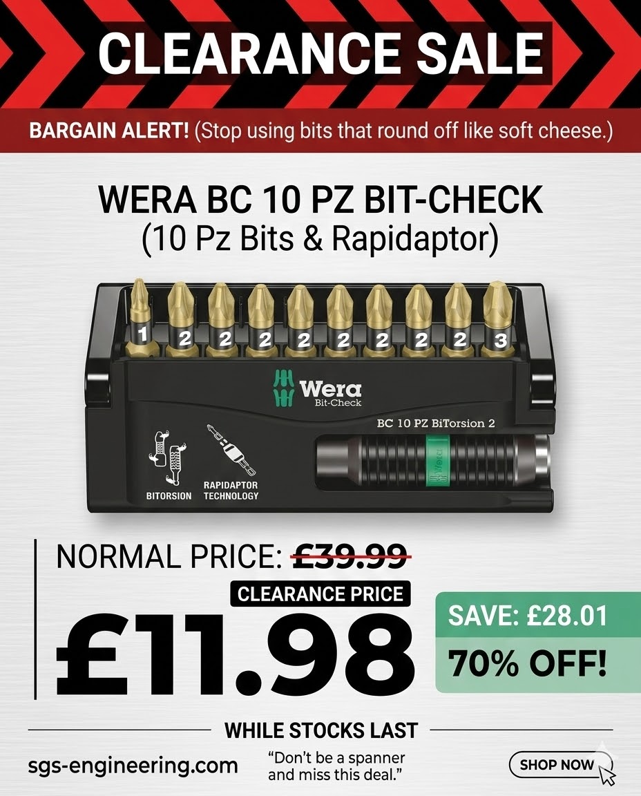 🚨 WERA CLEARANCE: WE’VE FOUND A GLITCH IN THE SYSTEM! 🚨