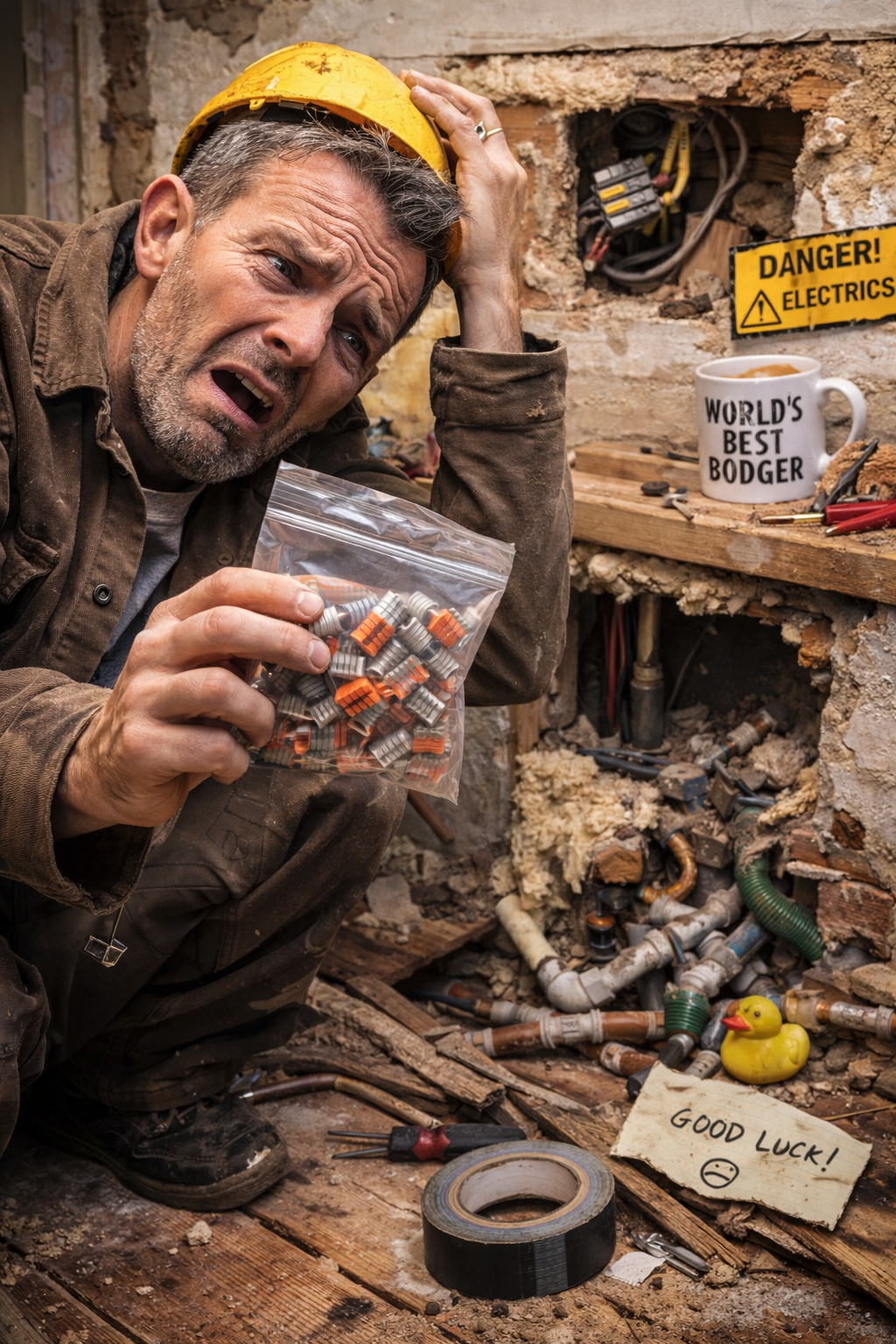 We’ve all been there. You’ve just quoted for a 'simple' kitchen refurb, you pop the first floorboard or knock a small hole in the plasterboard, and your heart sinks. You realise the previous 'specialist' wasn't exactly following the building regs—they were barely following the laws of physics.