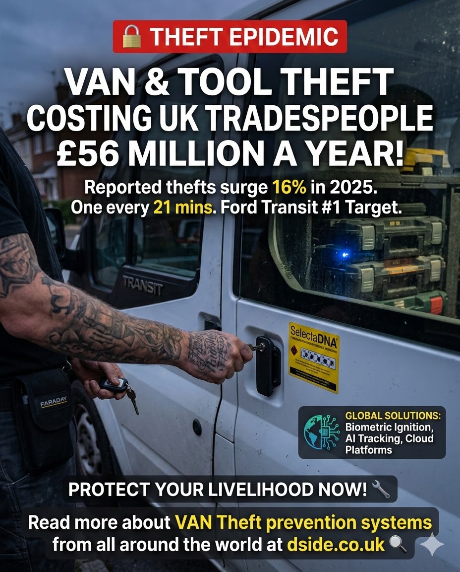 🔒 VAN & TOOL THEFT IN THE UK — The Epidemic Costing Tradespeople £56 MILLION A Year