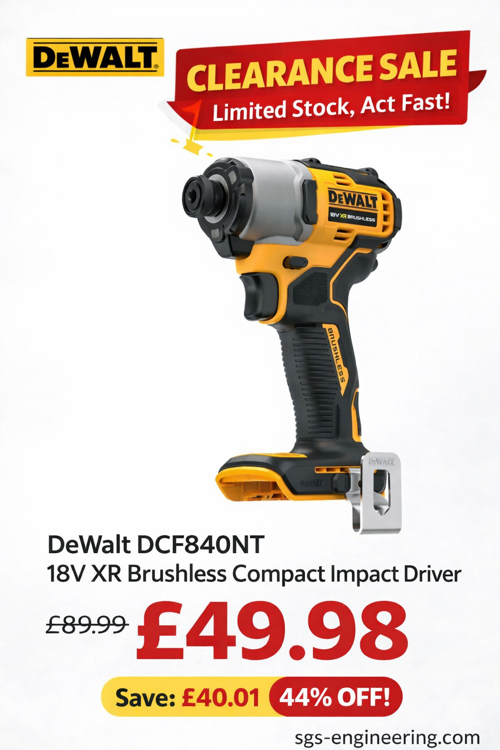 🚨 DEWALT CLEARANCE ALERT: THE IMPACT DRIVER DEAL OF THE YEAR? 🚨